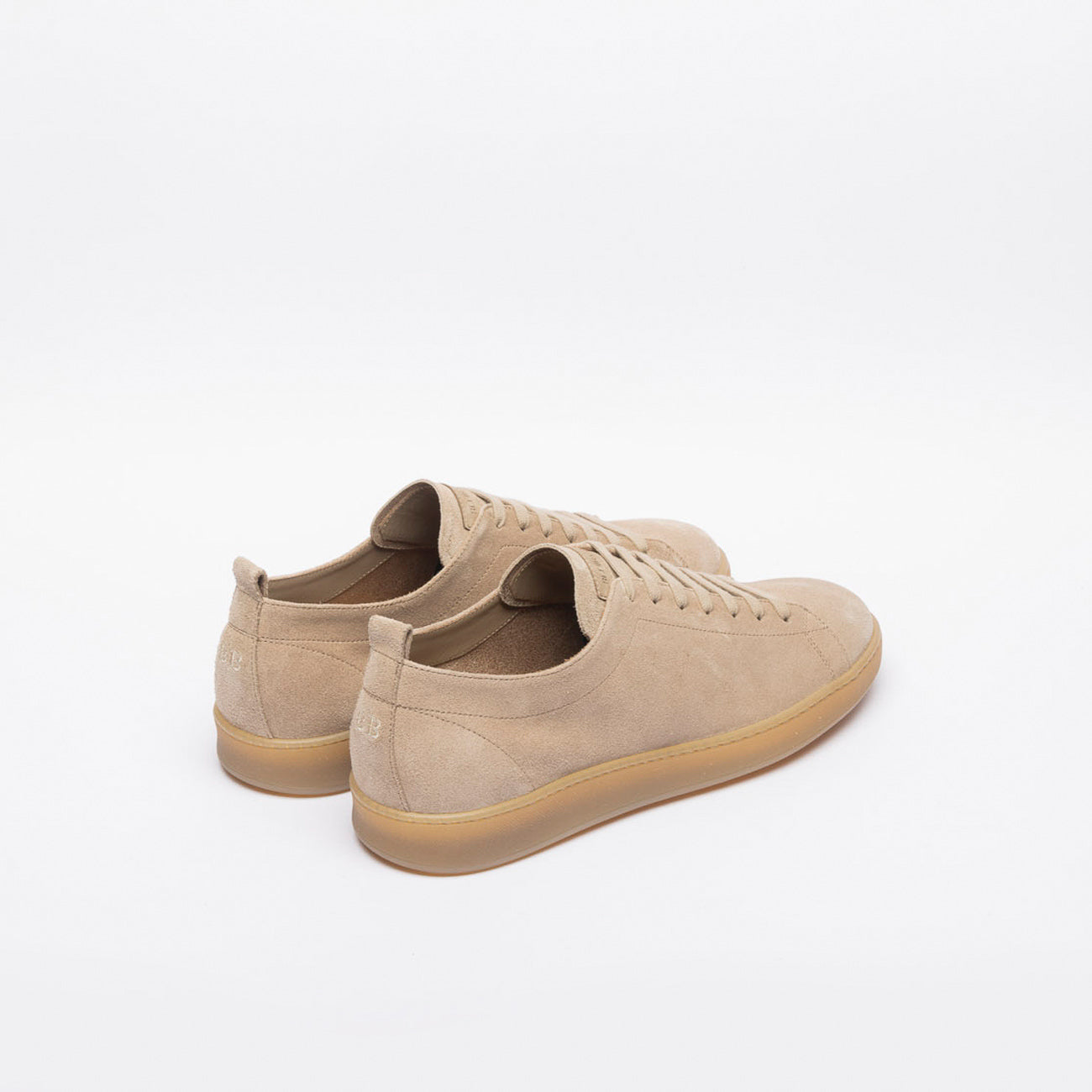 Sneaker elegante Blu Barrett Riva in camoscio beige