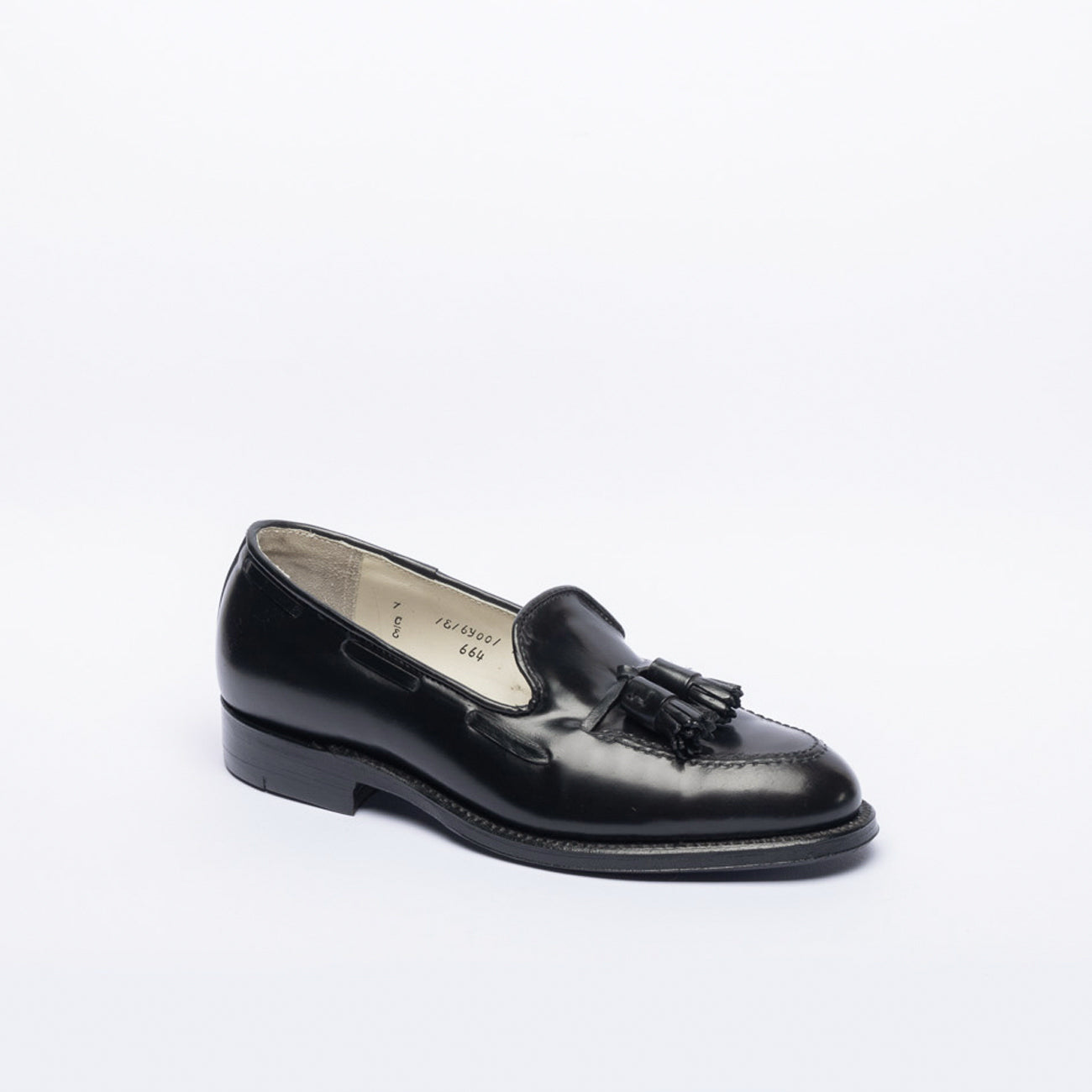 Alden 664 black shell cordovan tassel loafer