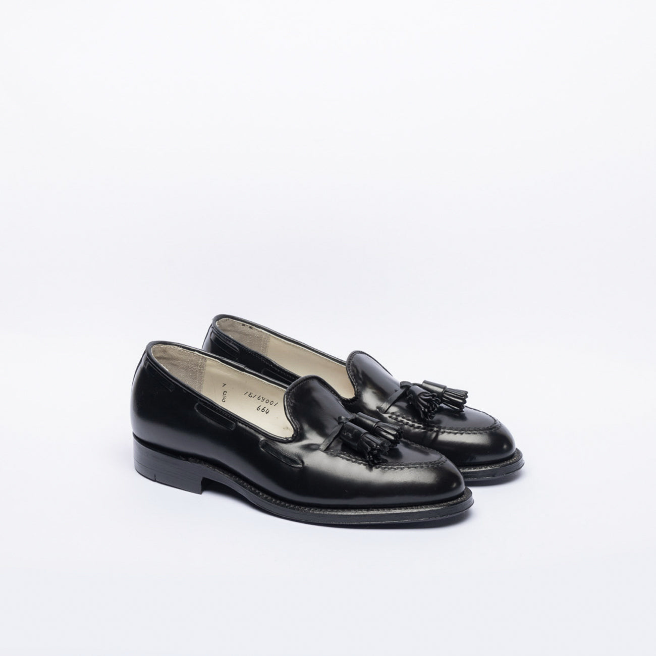 Alden 664 black shell cordovan tassel loafer