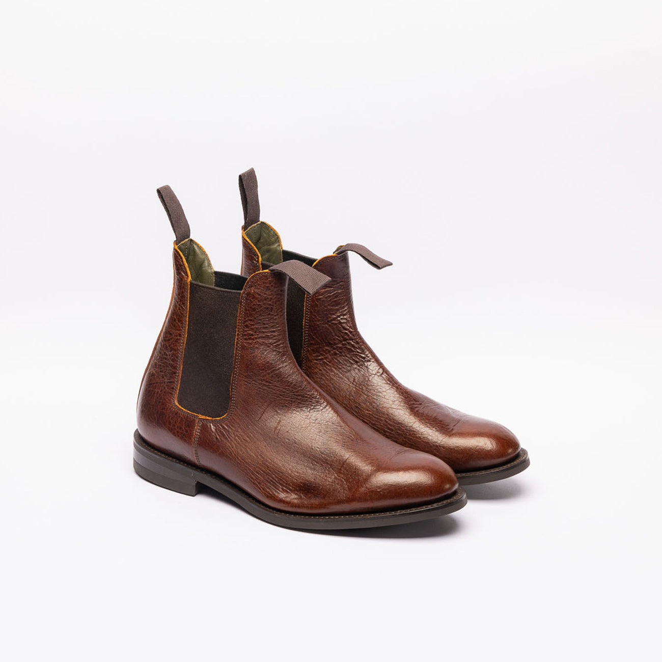 Stivale chelsea Anthony 100 in pelle marrone