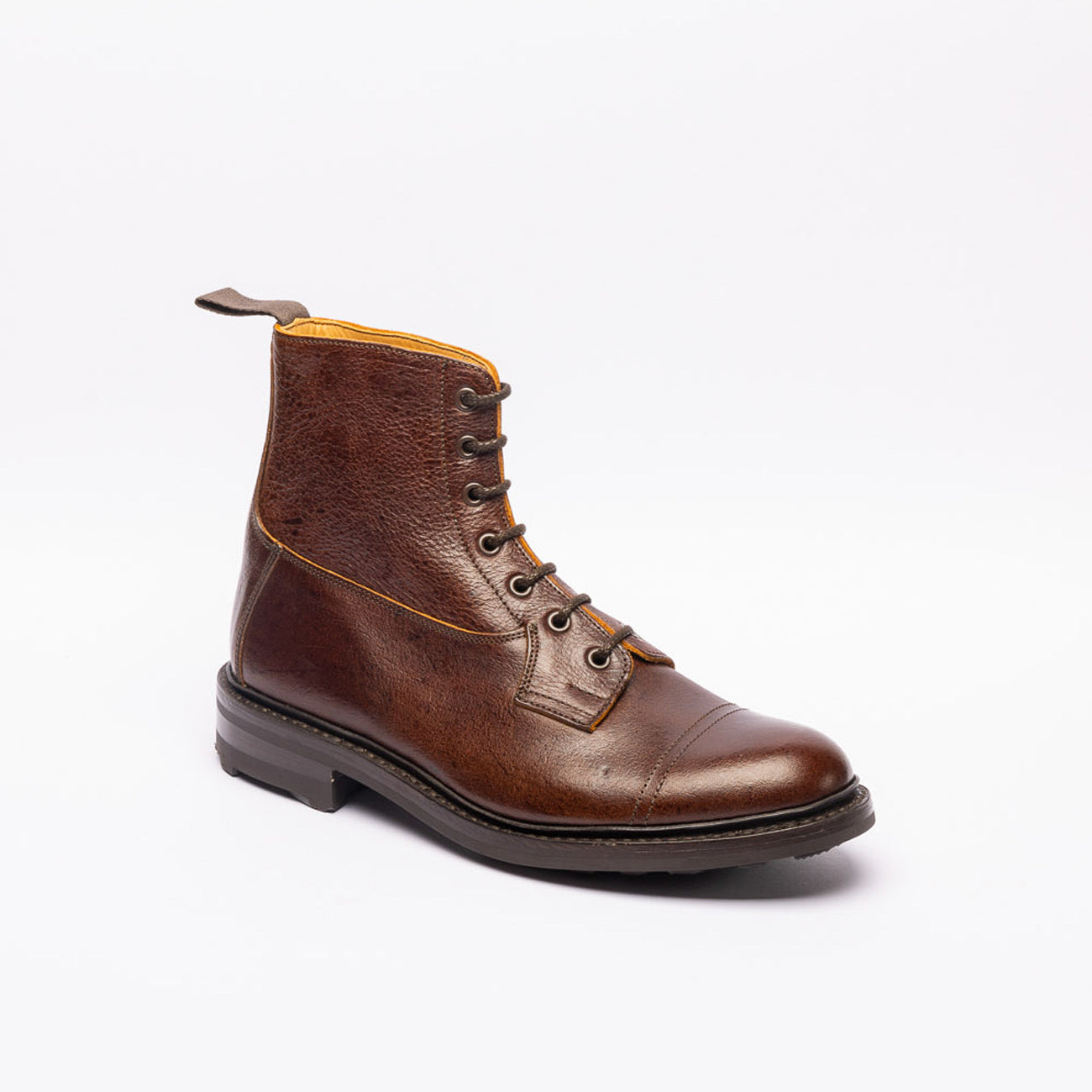 Stivale derby Grassmere in pelle marrone