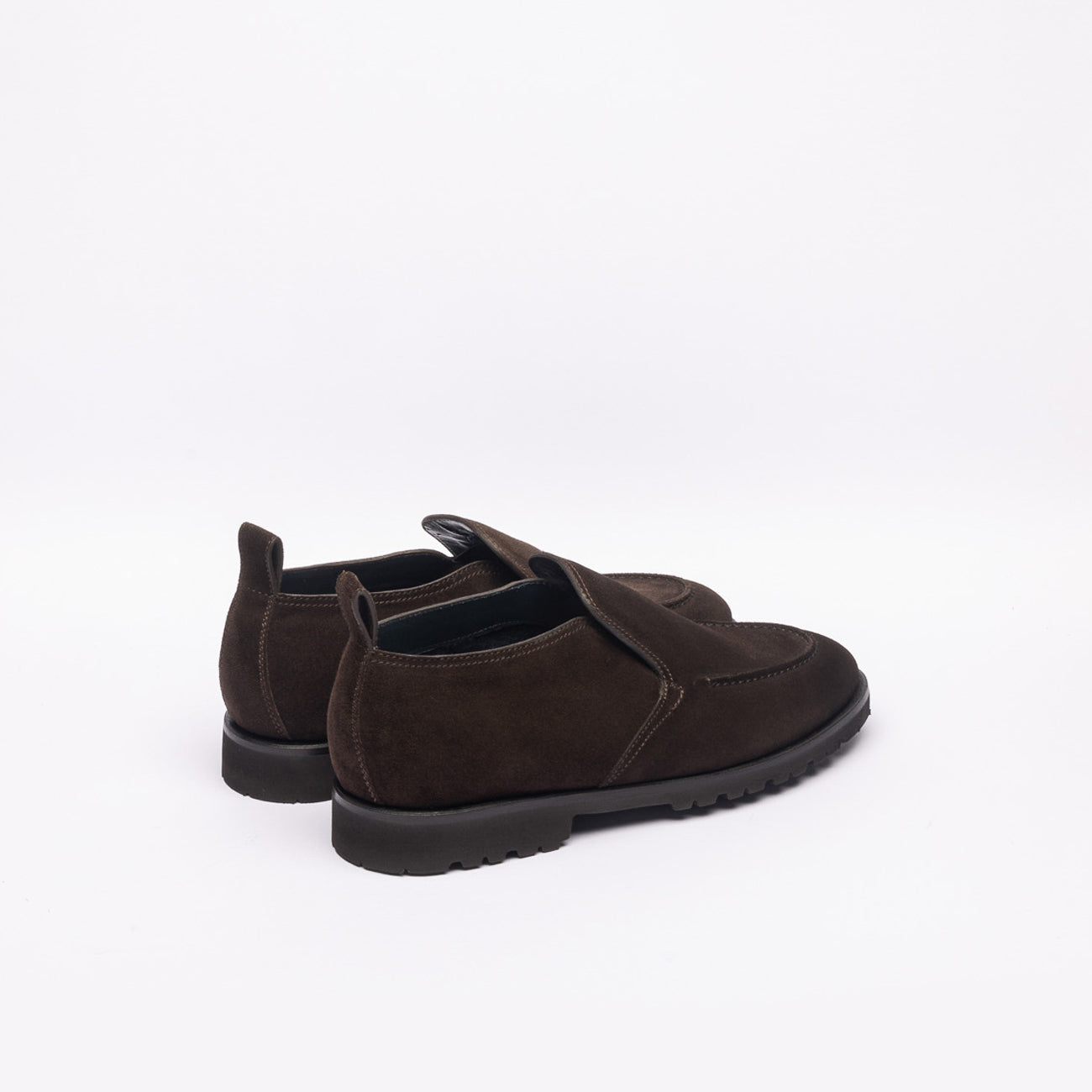 Stivale slip-on Barrtett 241U055 in camoscio marrone