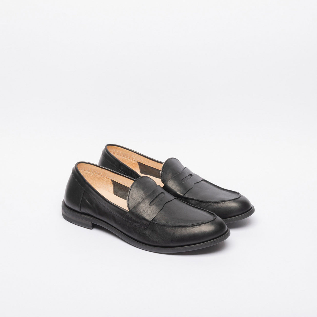 Mocassino penny Astorflex Dartflex in pelle nera