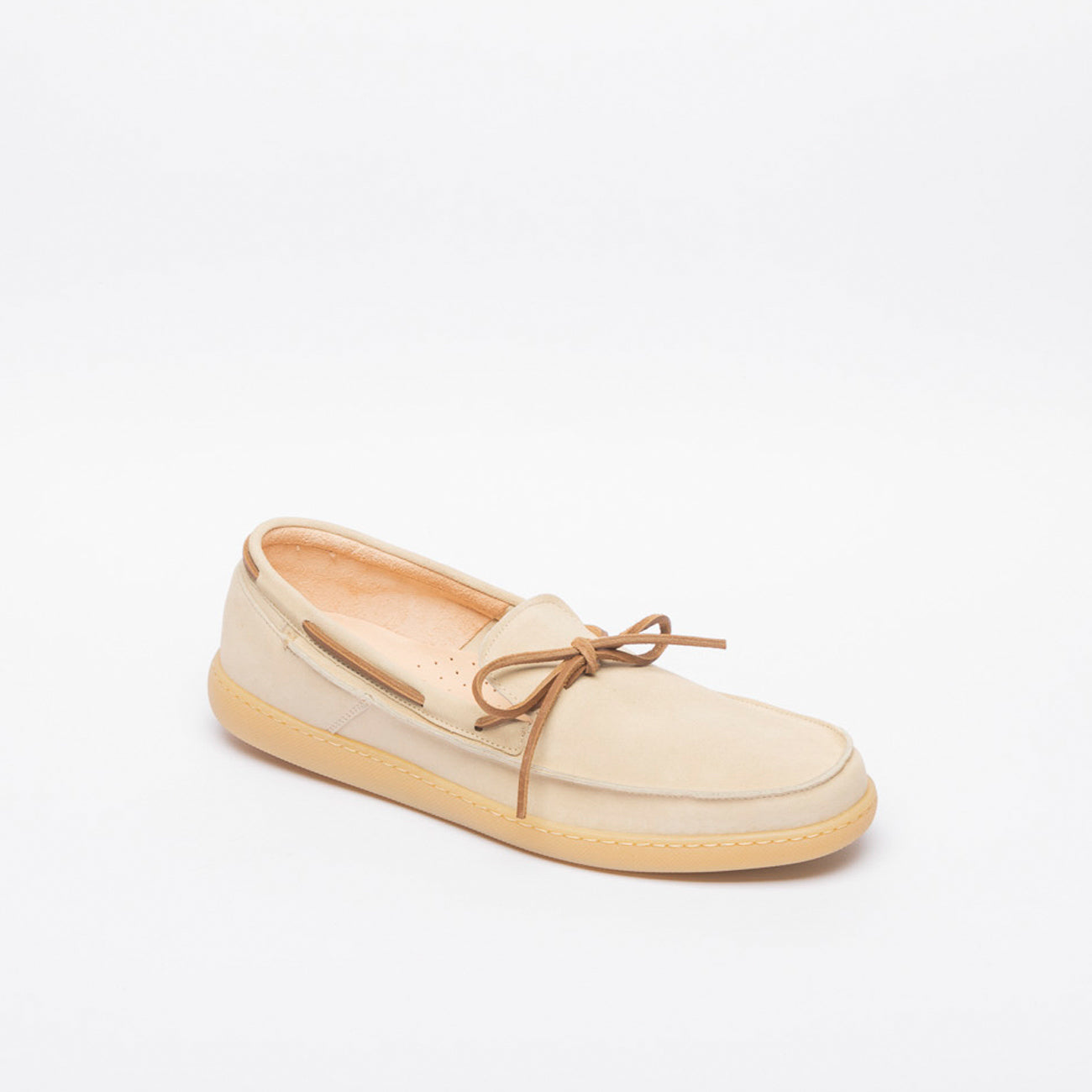 Mocassino da barca Astorflex Rivaflex in camoscio beige