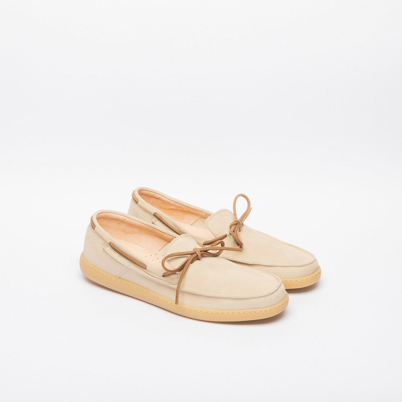 Mocassino da barca Astorflex Rivaflex in camoscio beige