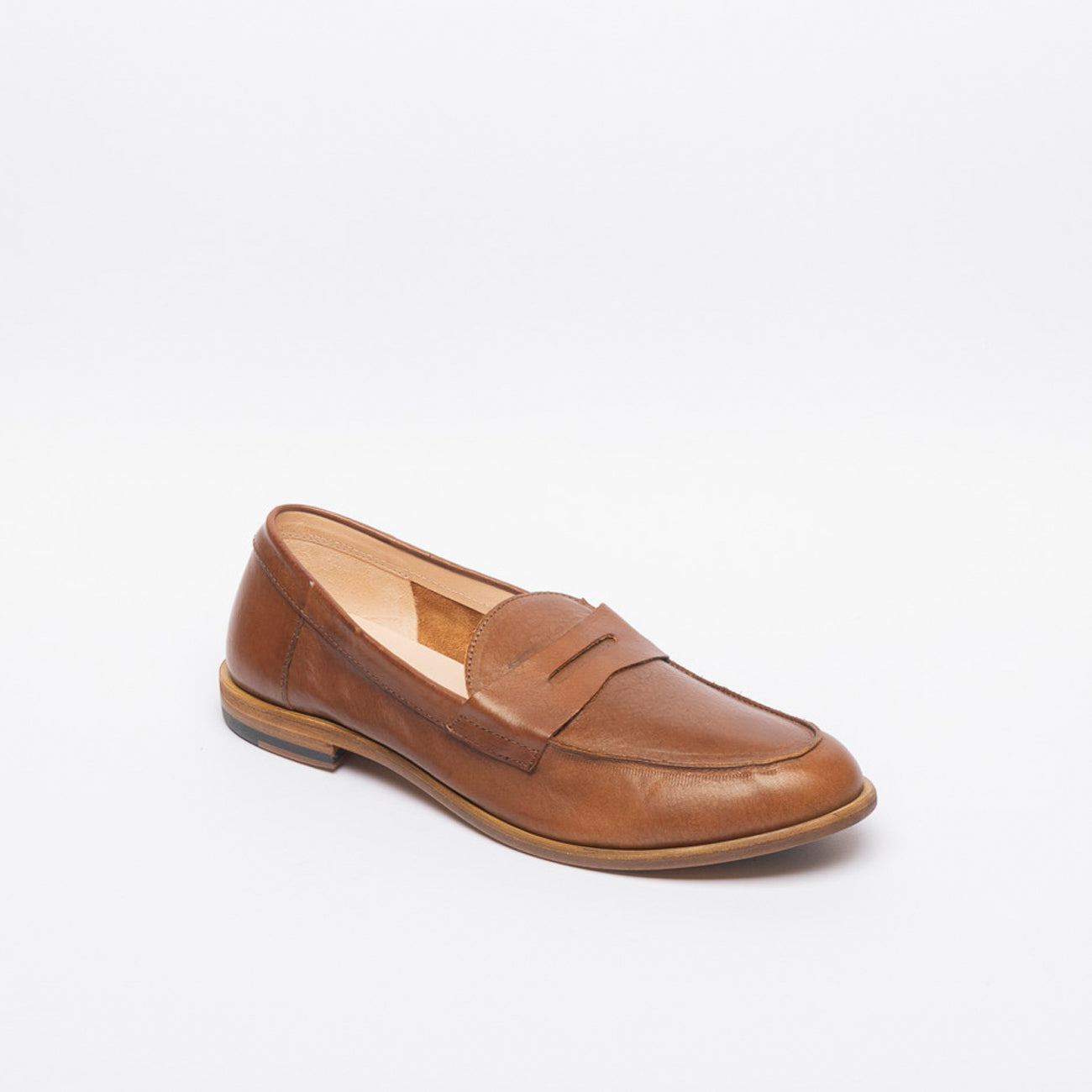 Mocassino penny Astorflex Dartflex in pelle marrone