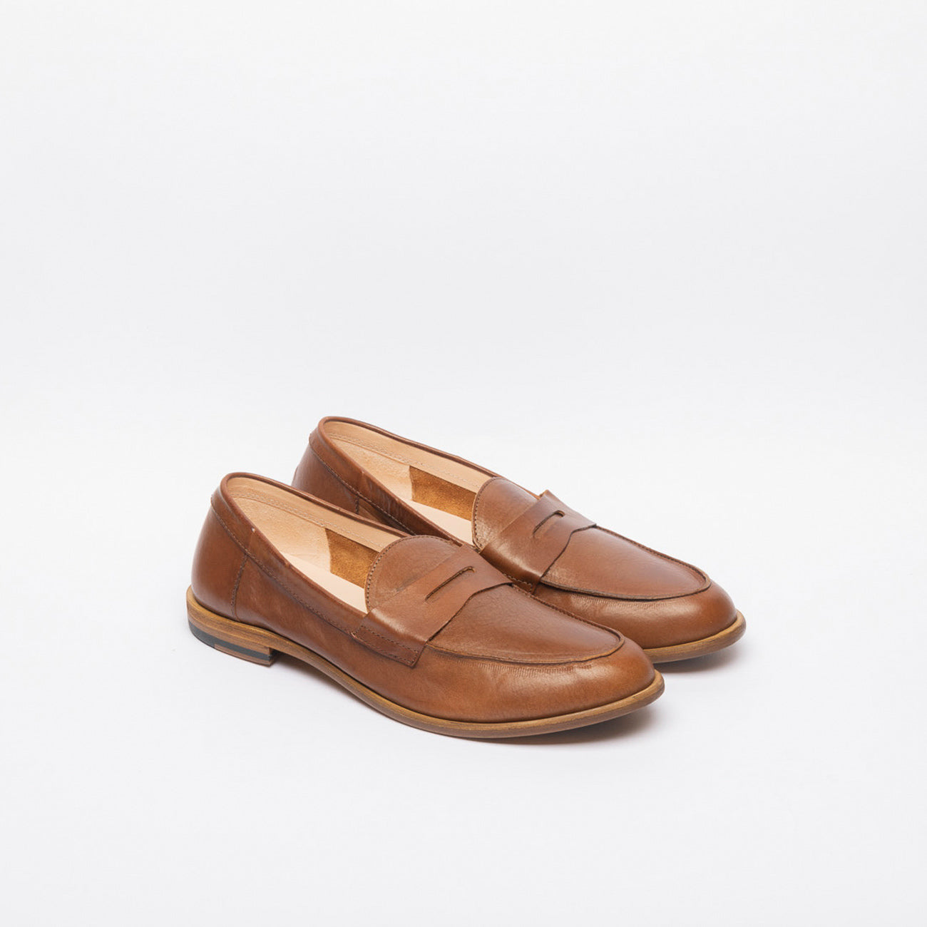 Mocassino penny Astorflex Dartflex in pelle marrone