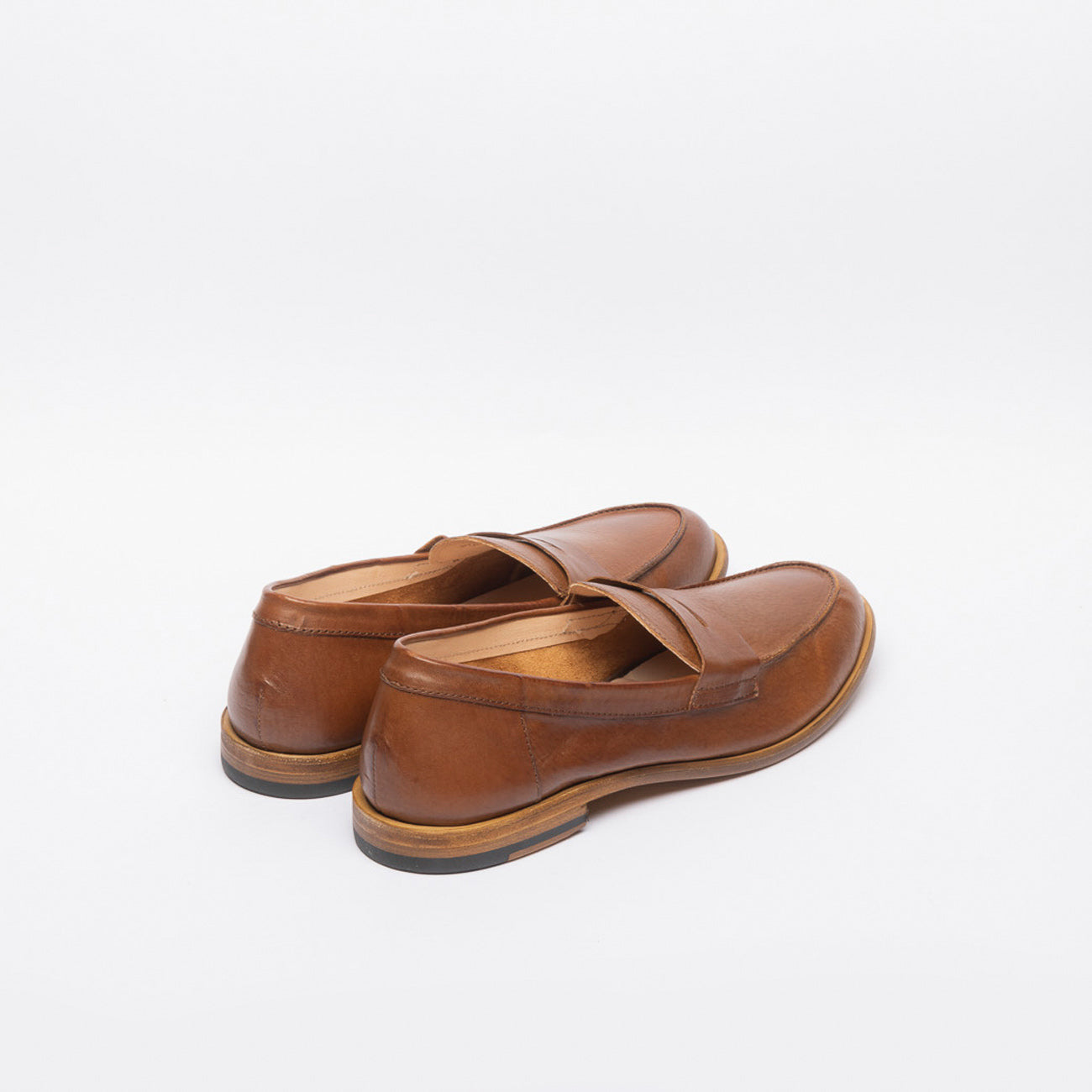 Mocassino penny Astorflex Dartflex in pelle marrone