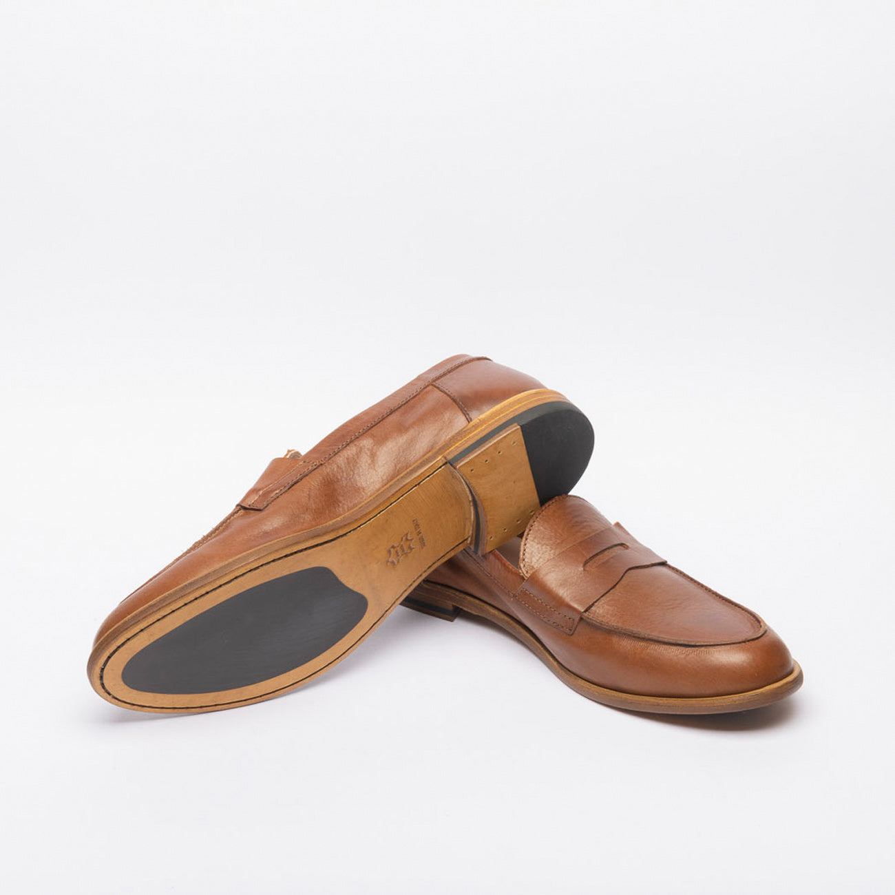 Mocassino penny Astorflex Dartflex in pelle marrone