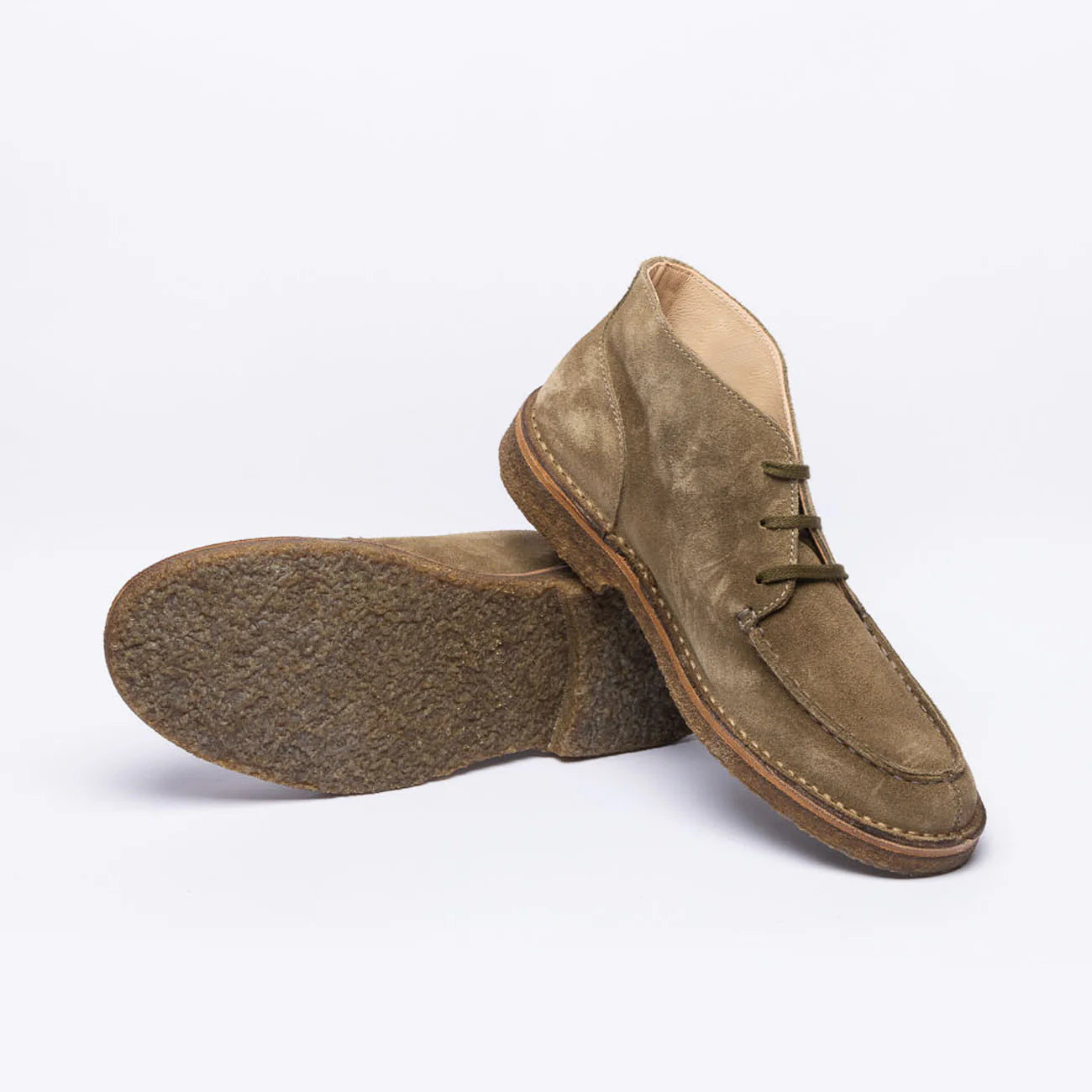 Stivale chukka Astorflex Dukeflex in camoscio beige