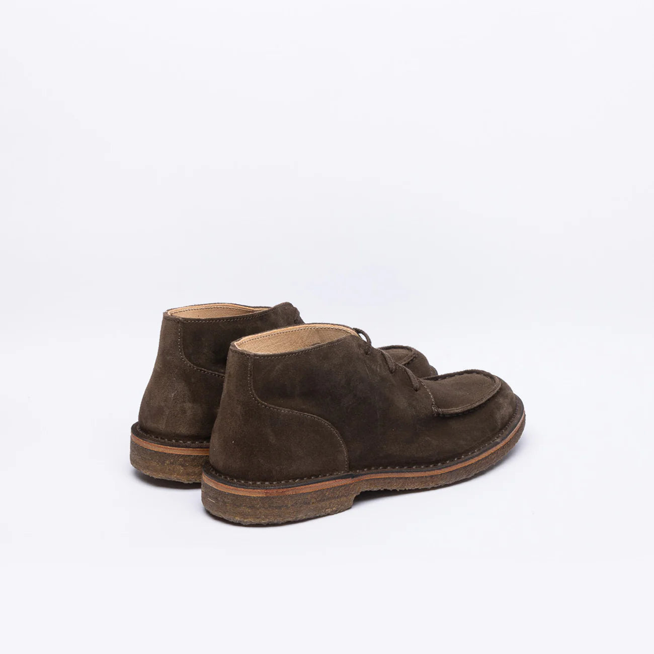 Stivale chukka Astorflex Dukeflex in camoscio marrone (Dark Chestnut)