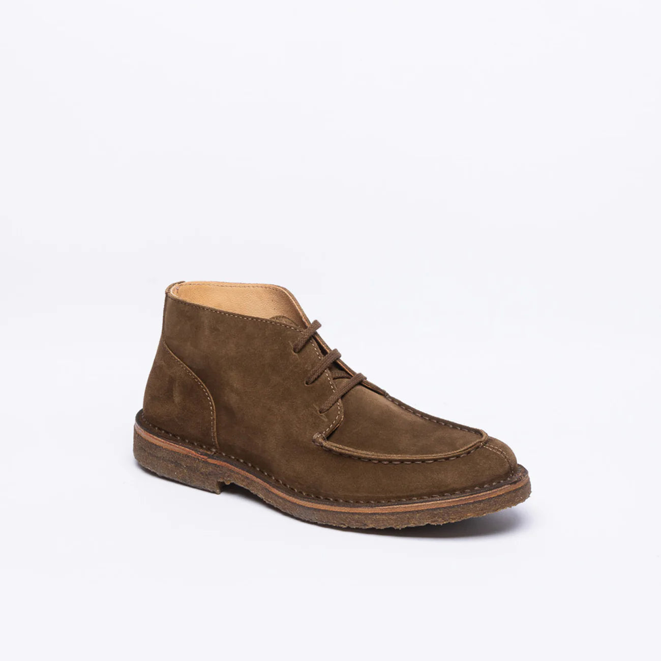 Stivale chukka Astorflex Dukeflex in camoscio marrone (Dark Khaki)