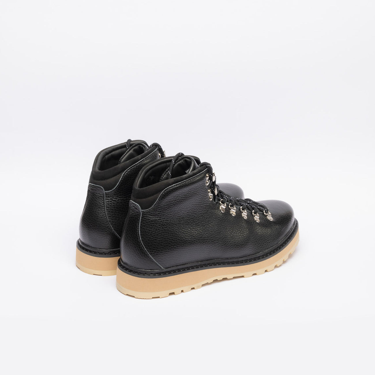 Stivale galibier Mono Core Grained in pelle martellata nera