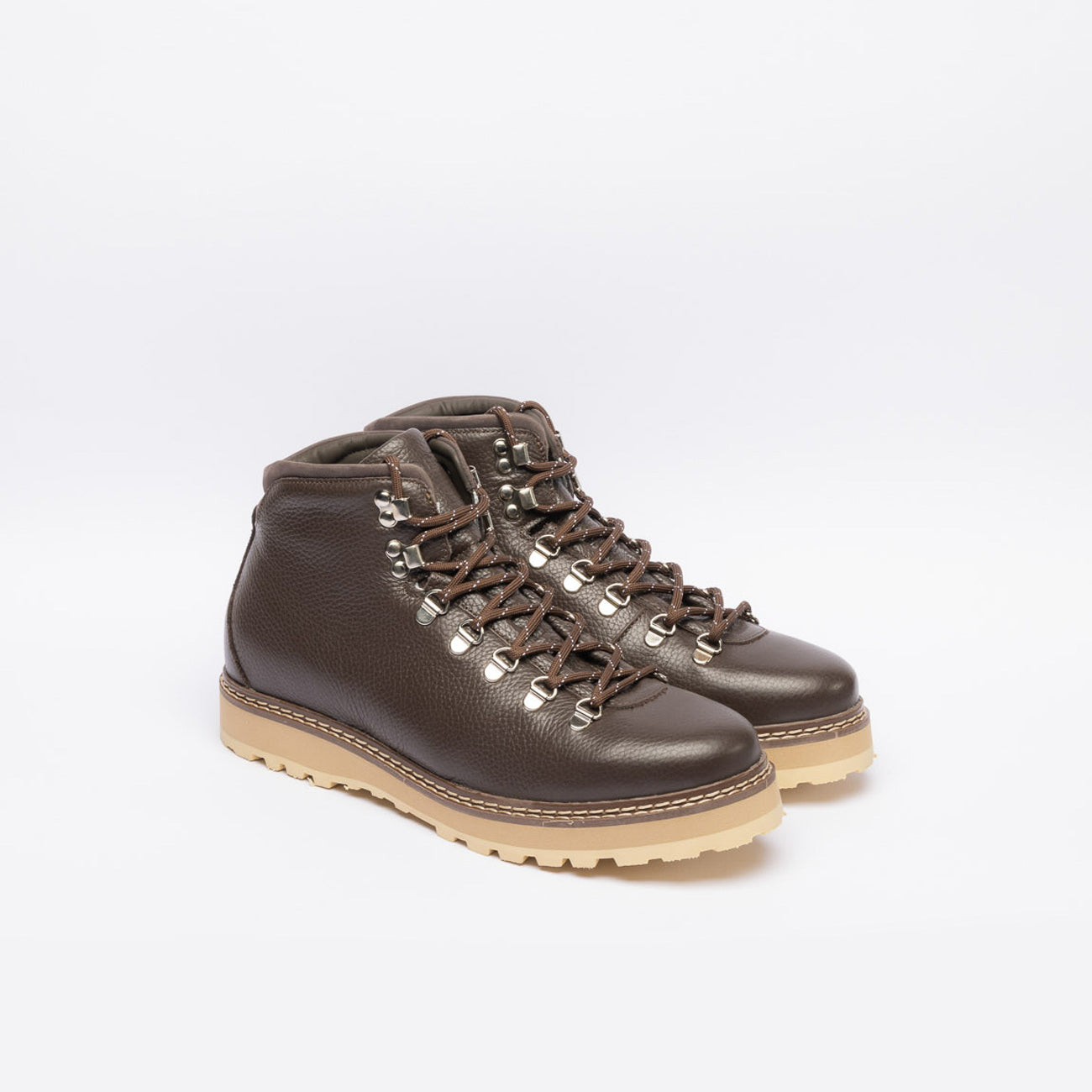 Stivale galibier Mono Core Grained in pelle martellata marrone