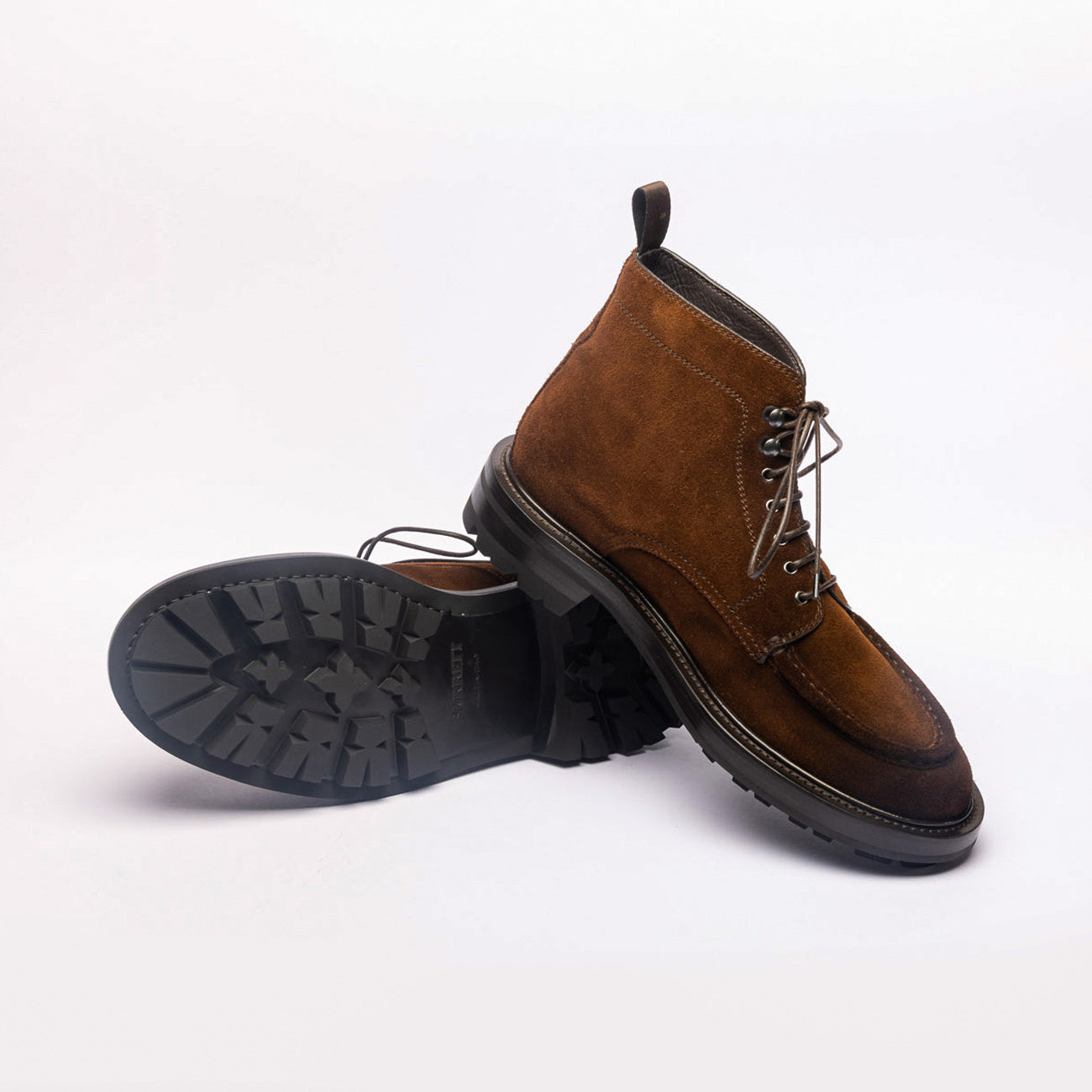 Stivale derby Barrett 242U054 in camoscio marrone