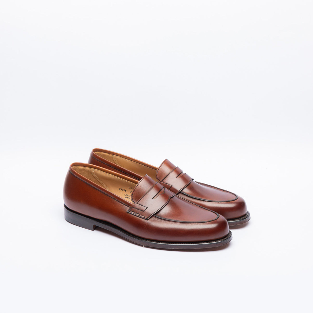 Mocassino penny Crockett & Jones Grantham 2 in pelle cuoio
