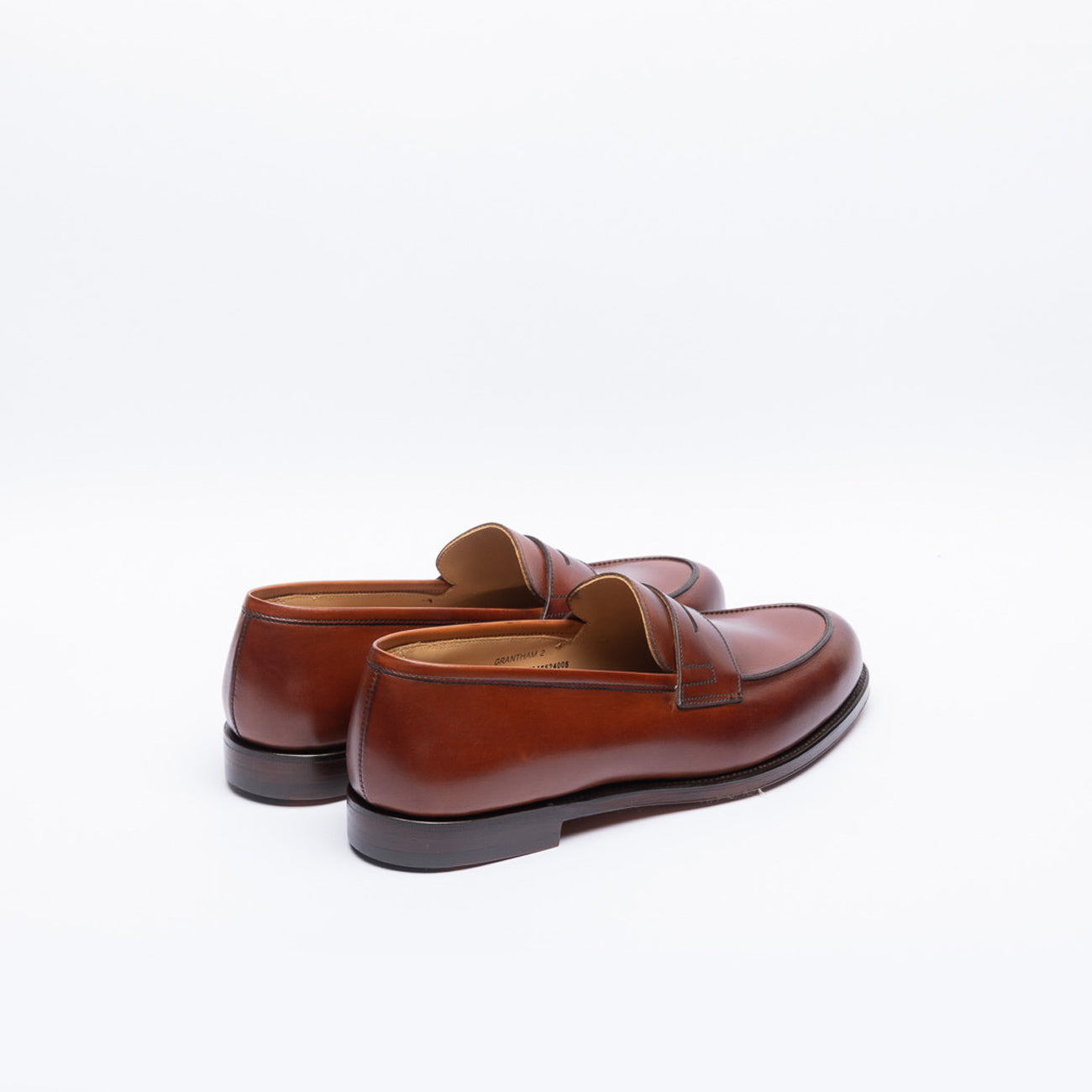 Mocassino penny Crockett & Jones Grantham 2 in pelle cuoio