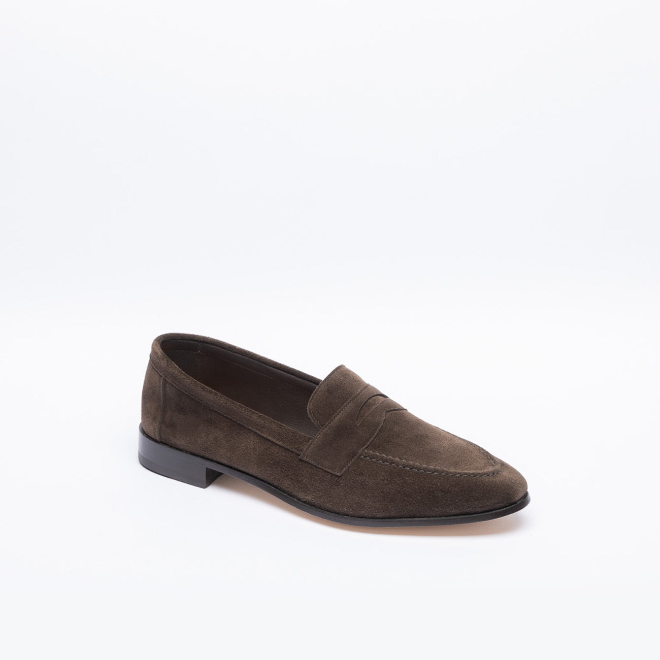 Mocassino penny Cheaney Joseph & Sons Toby II in camoscio marrone