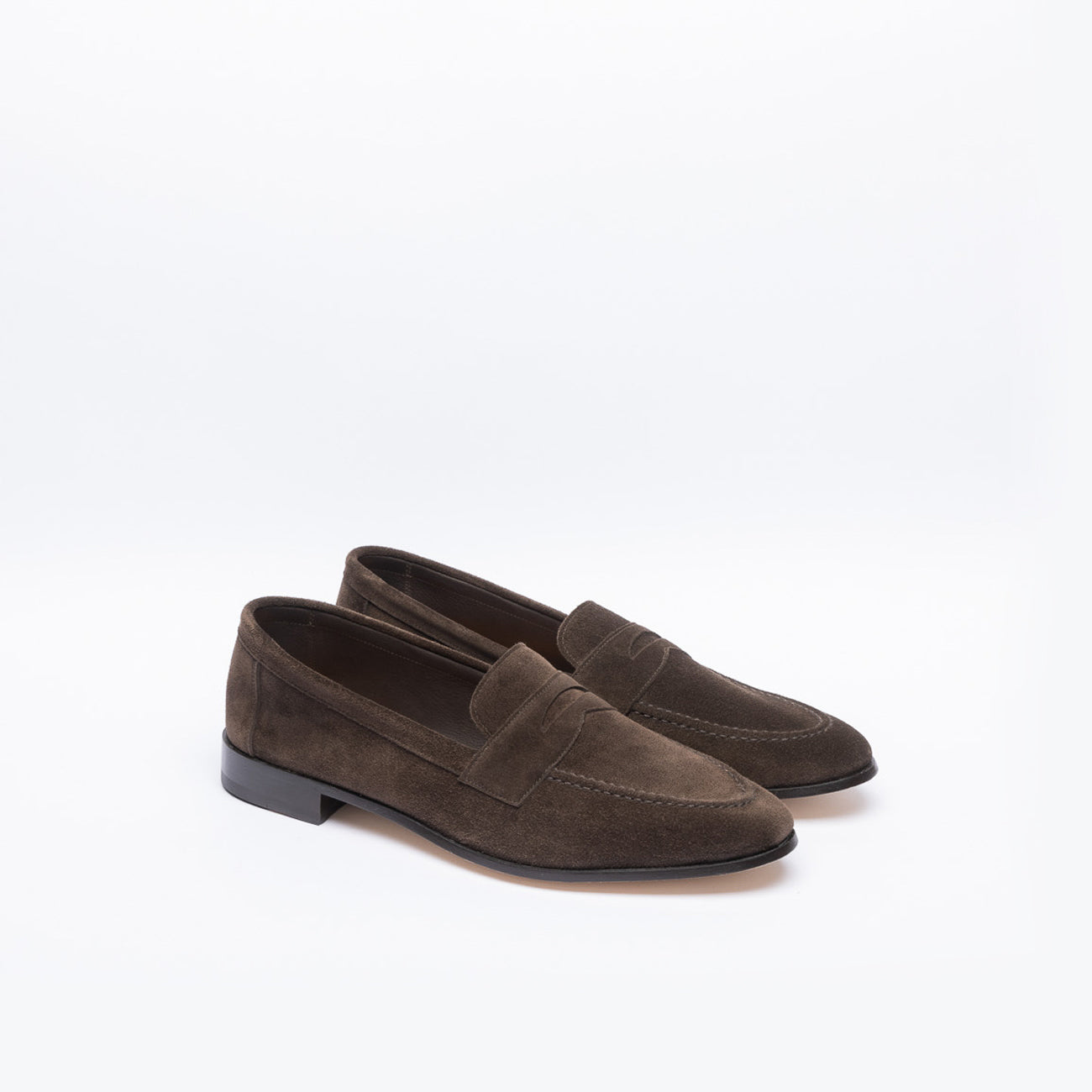 Mocassino penny Cheaney Joseph & Sons Toby II in camoscio marrone