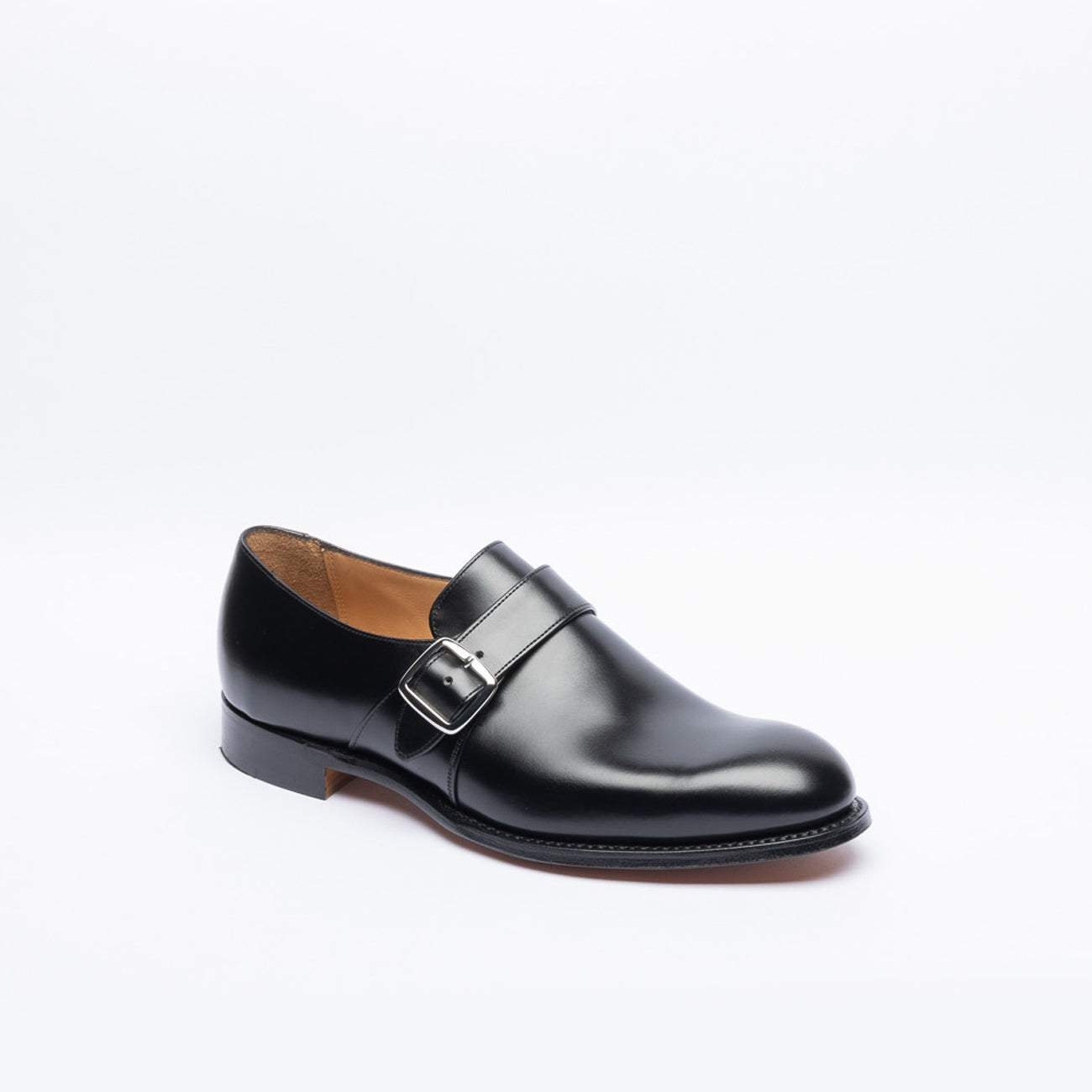 Mono fibbia Cheaney Joseph & Sons William II in pelle nera