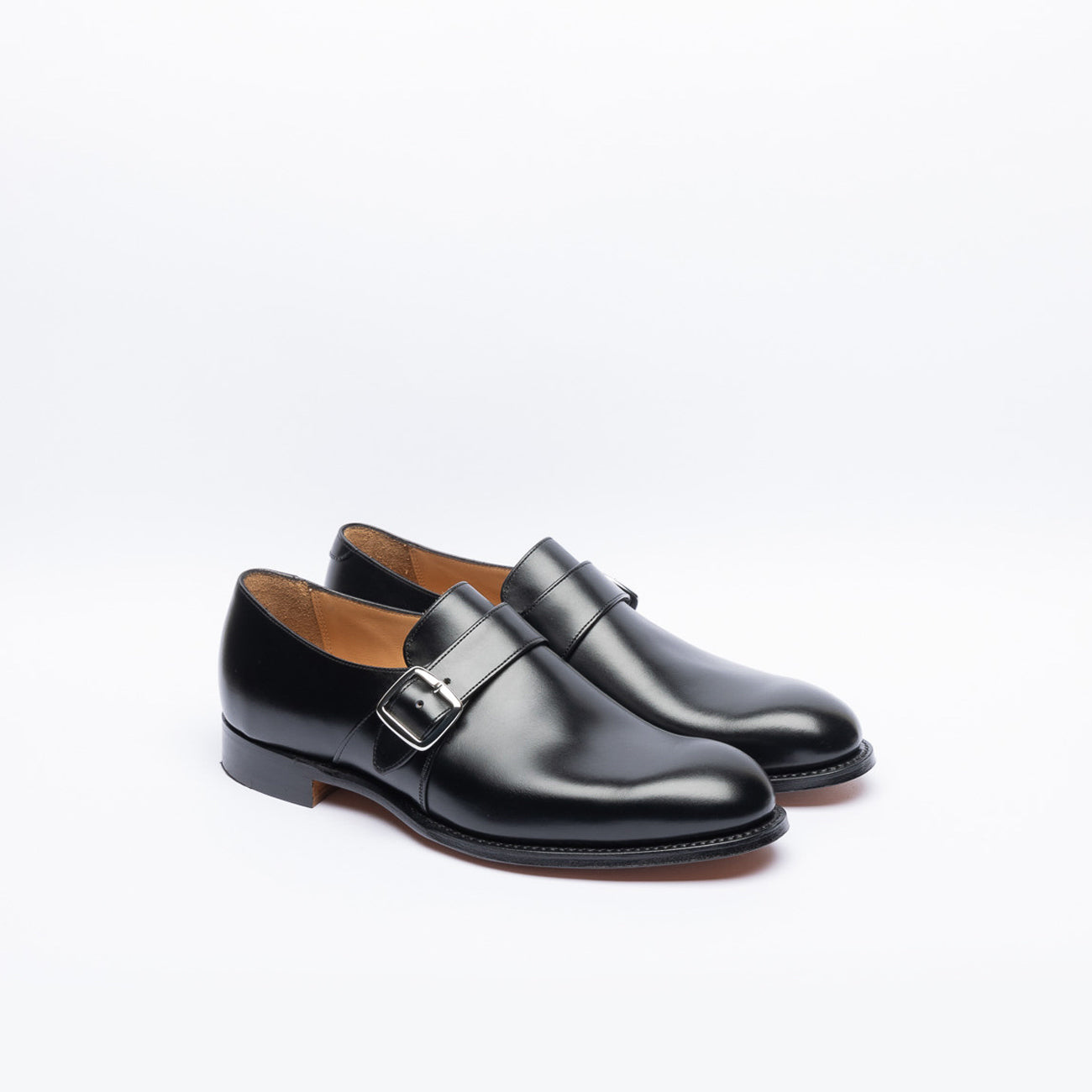 Mono fibbia Cheaney Joseph & Sons William II in pelle nera