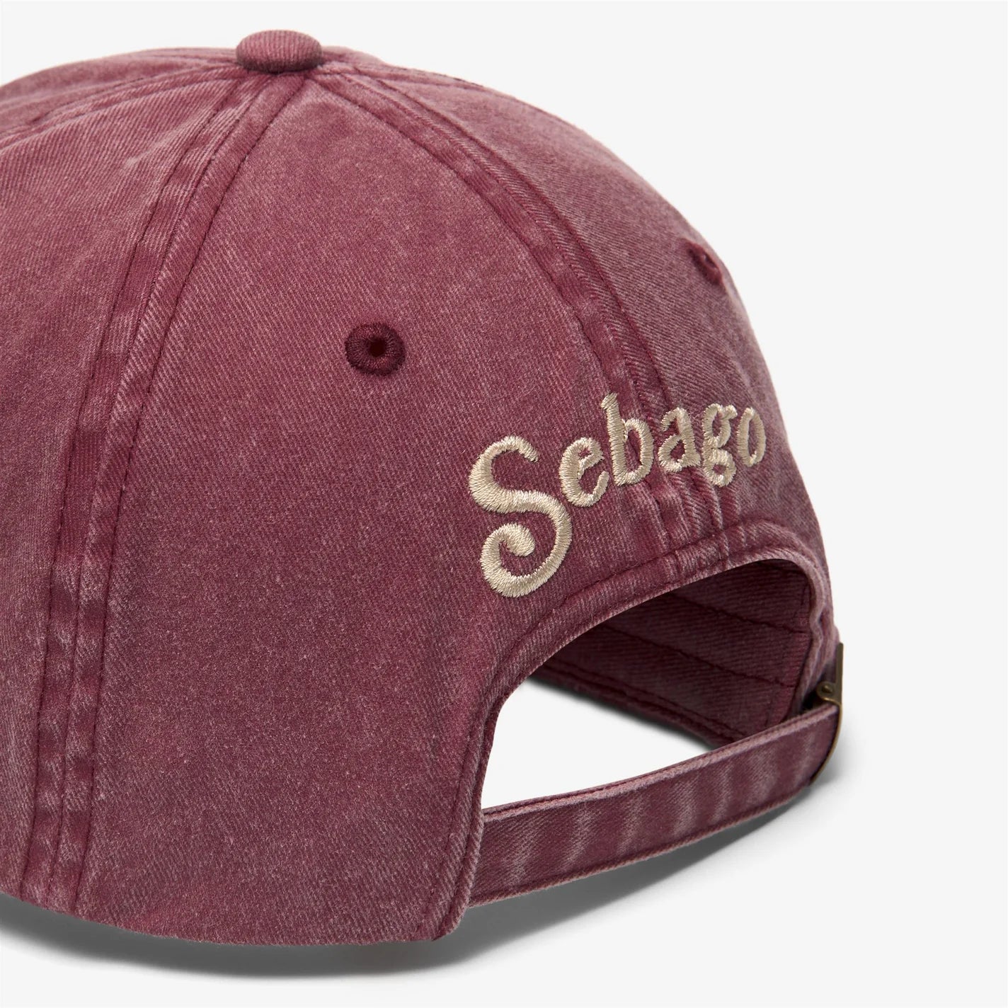 Cappellino Sebago Connor Docksides in cotone bordeuax