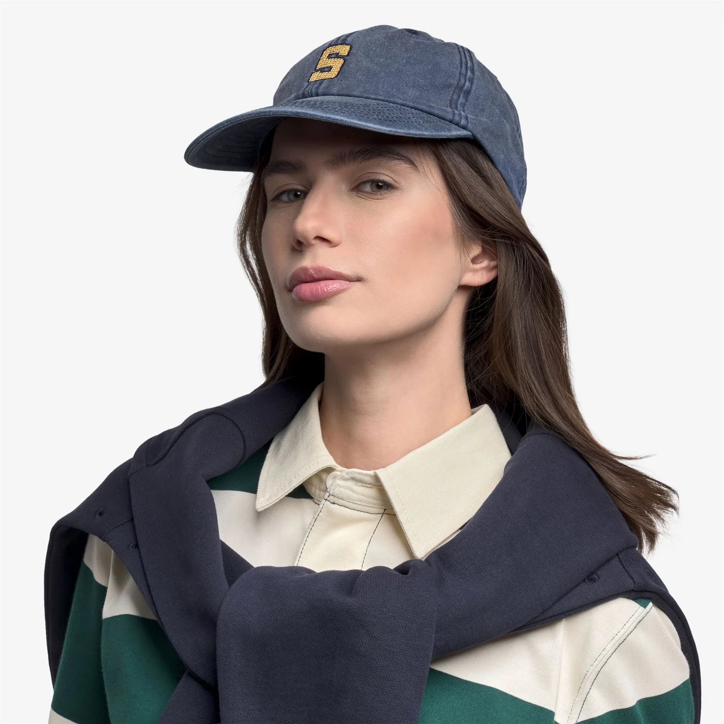 Cappellino Sebago Connor College in cotone blue jeans
