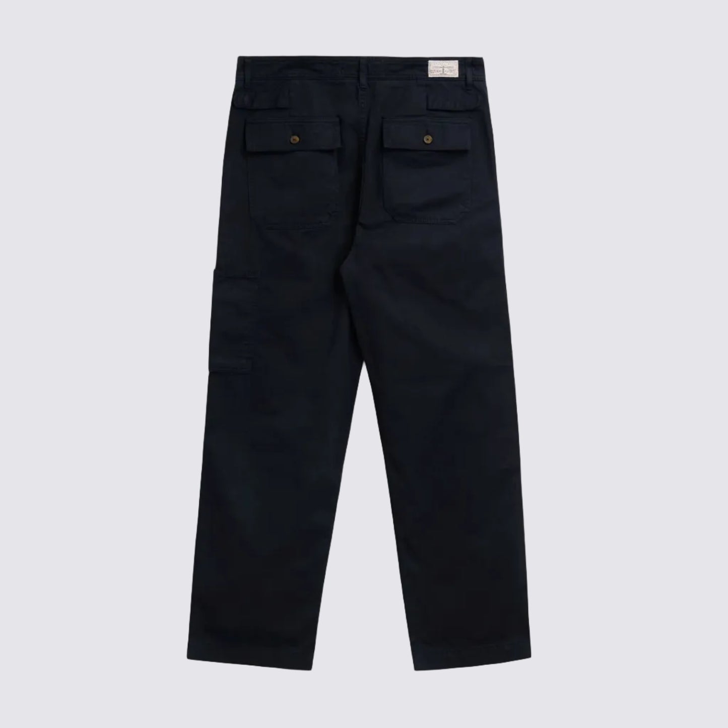 Pantalone Sebago Milton Herringbone in cotone blu