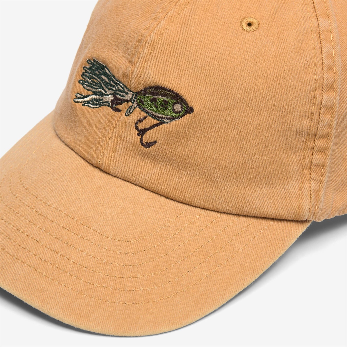 Cappellino Sebago Connor Bait in cotone giallo