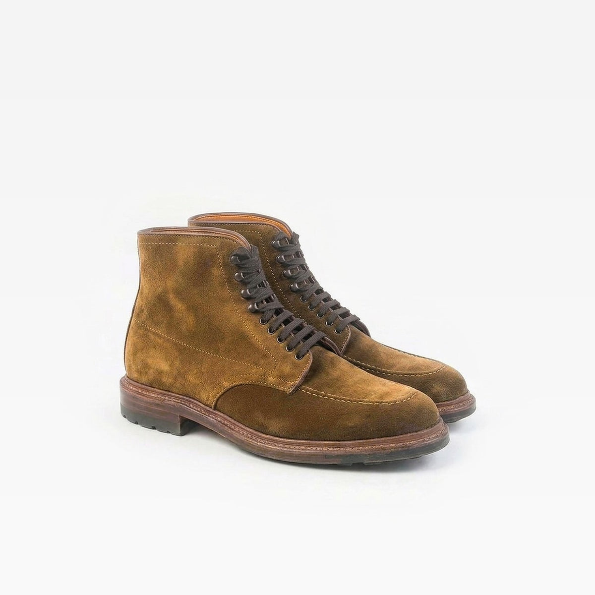 Stivale derby Alden 4011HC in camoscio beige
