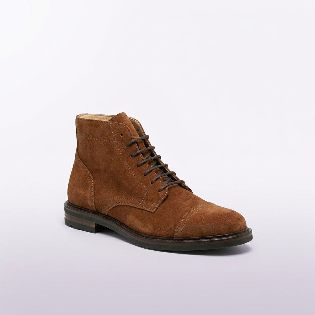 Stivale derby Astorflex Aldflex in camoscio marrone