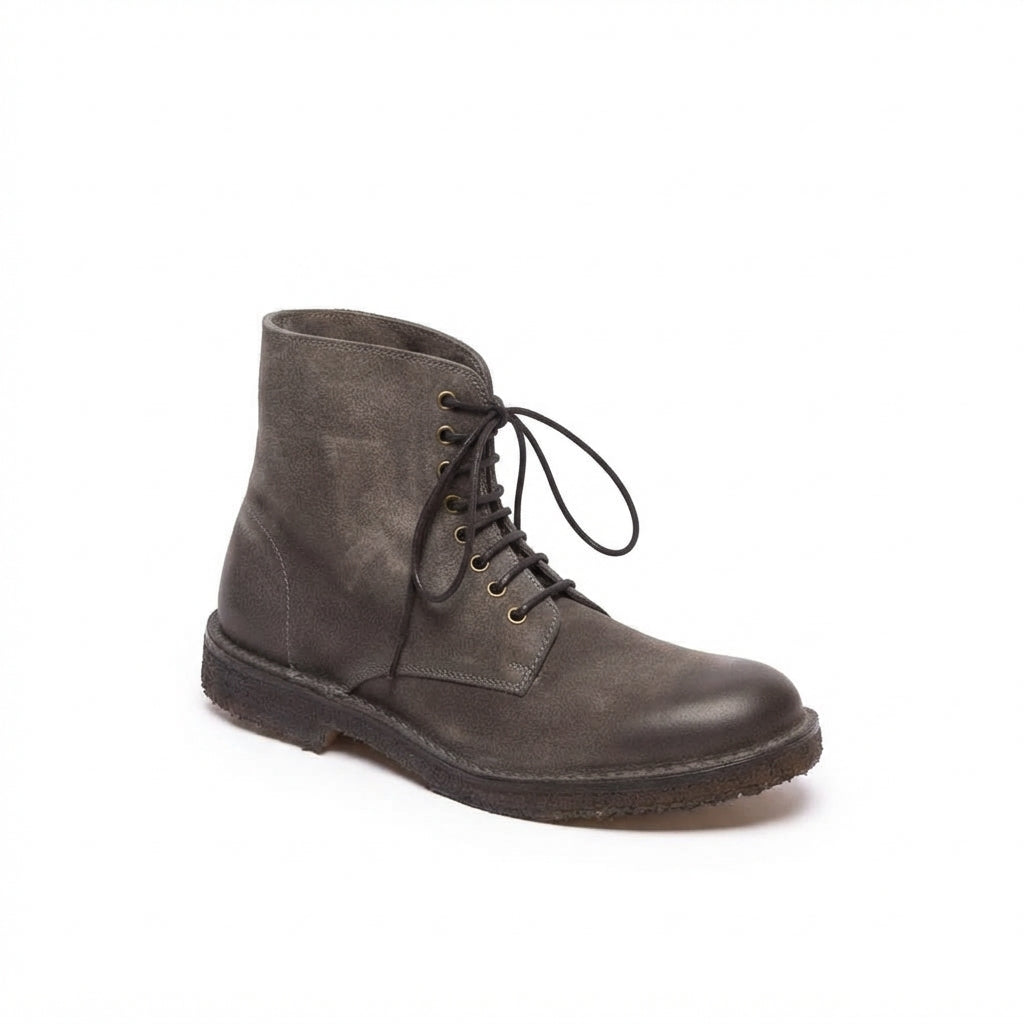 Stivale derby Astorflex Starflex Heritage in camoscio cerato grigio
