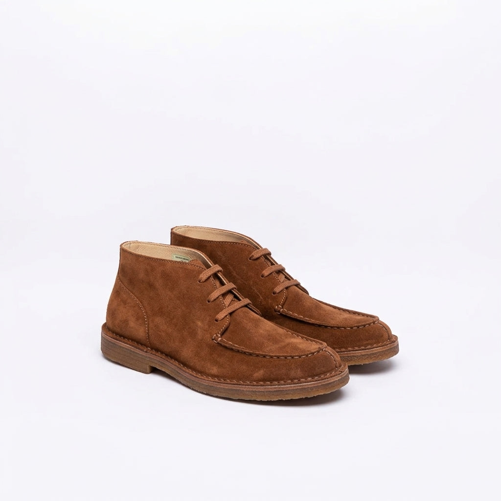 Stivale chukka Astorflex Dukeflex in camoscio marrone (Mattone)