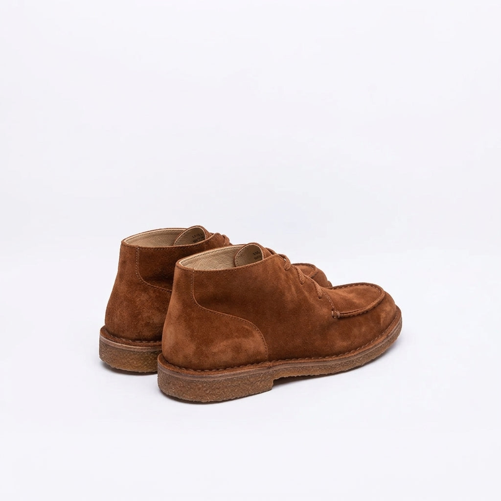 Stivale chukka Astorflex Dukeflex in camoscio marrone (Mattone)