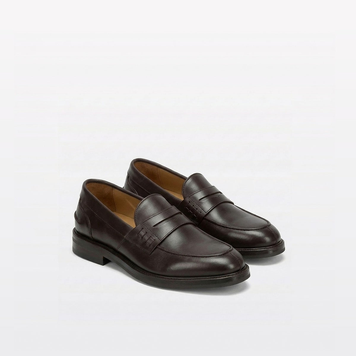 Mocassino penny Borghini GB01 in pelle marrone