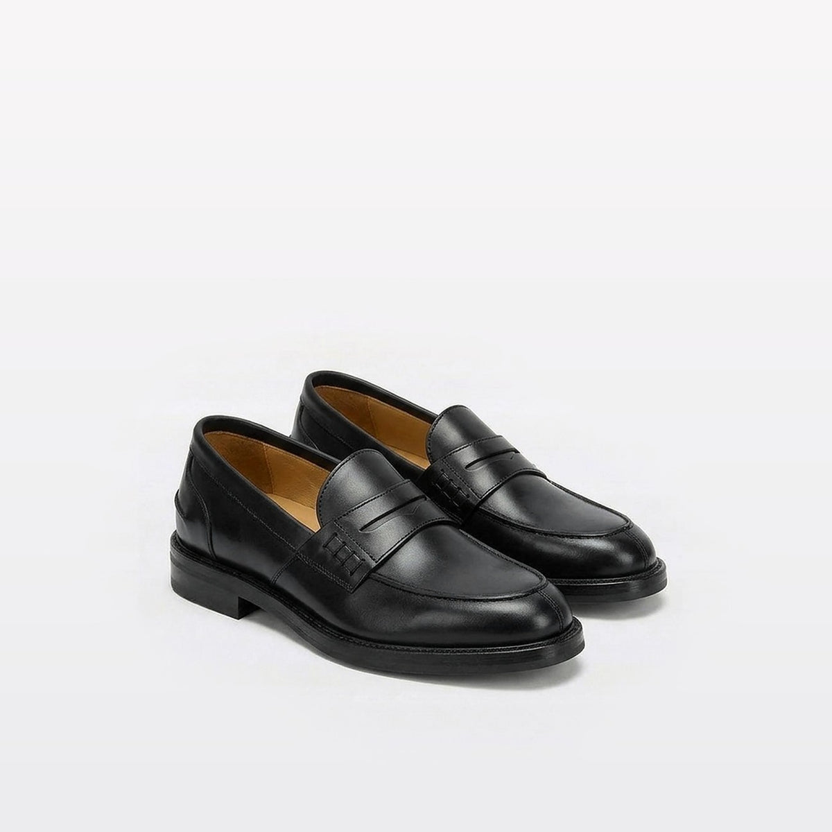 Mocassino penny Borghini GB01 in pelle nera