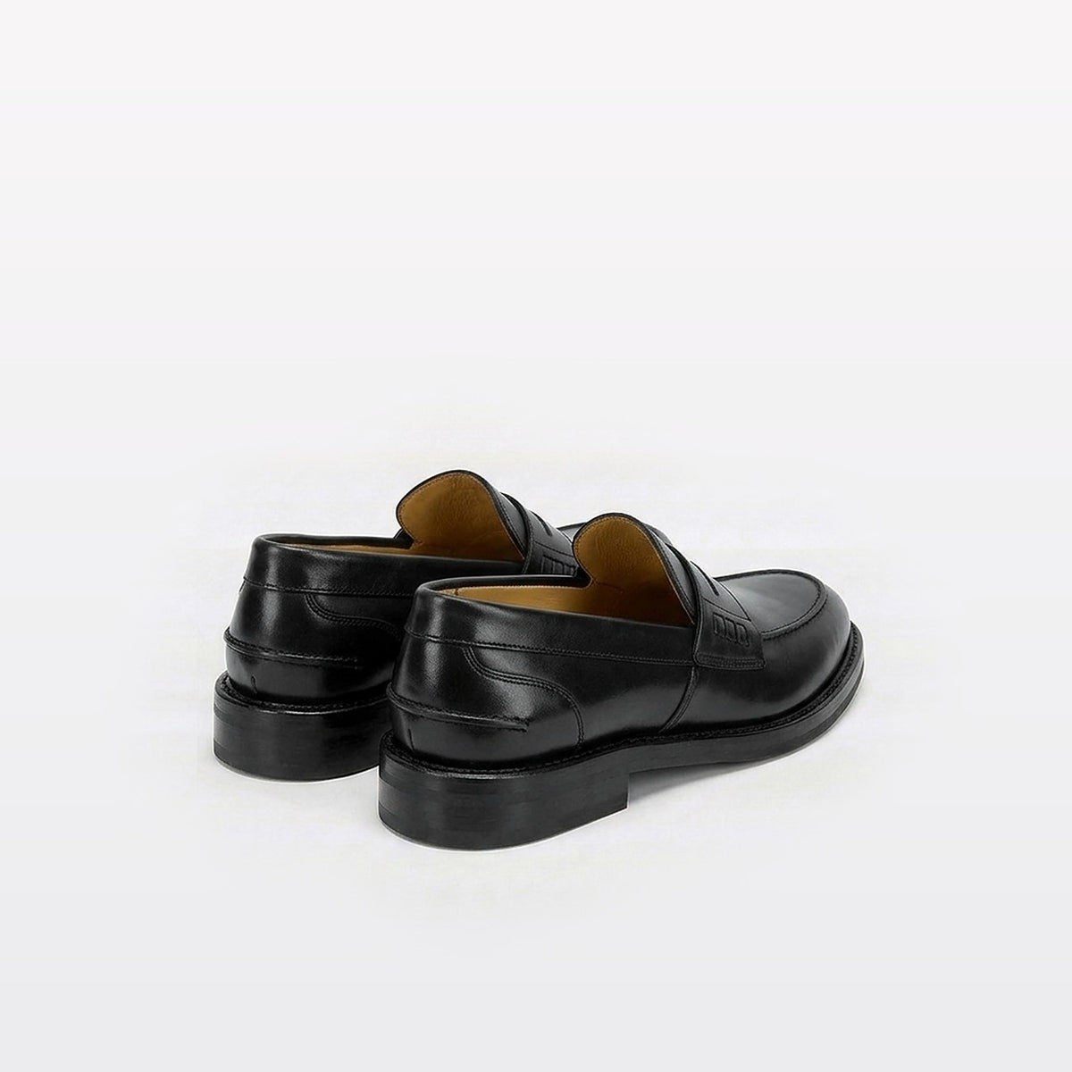 Mocassino penny Borghini GB01 in pelle nera