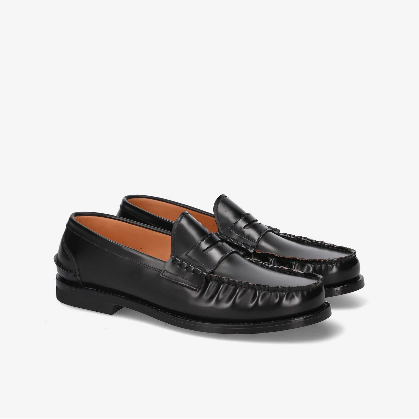 Mocassino penny Premiata 32156 in pelle spazzolata nera