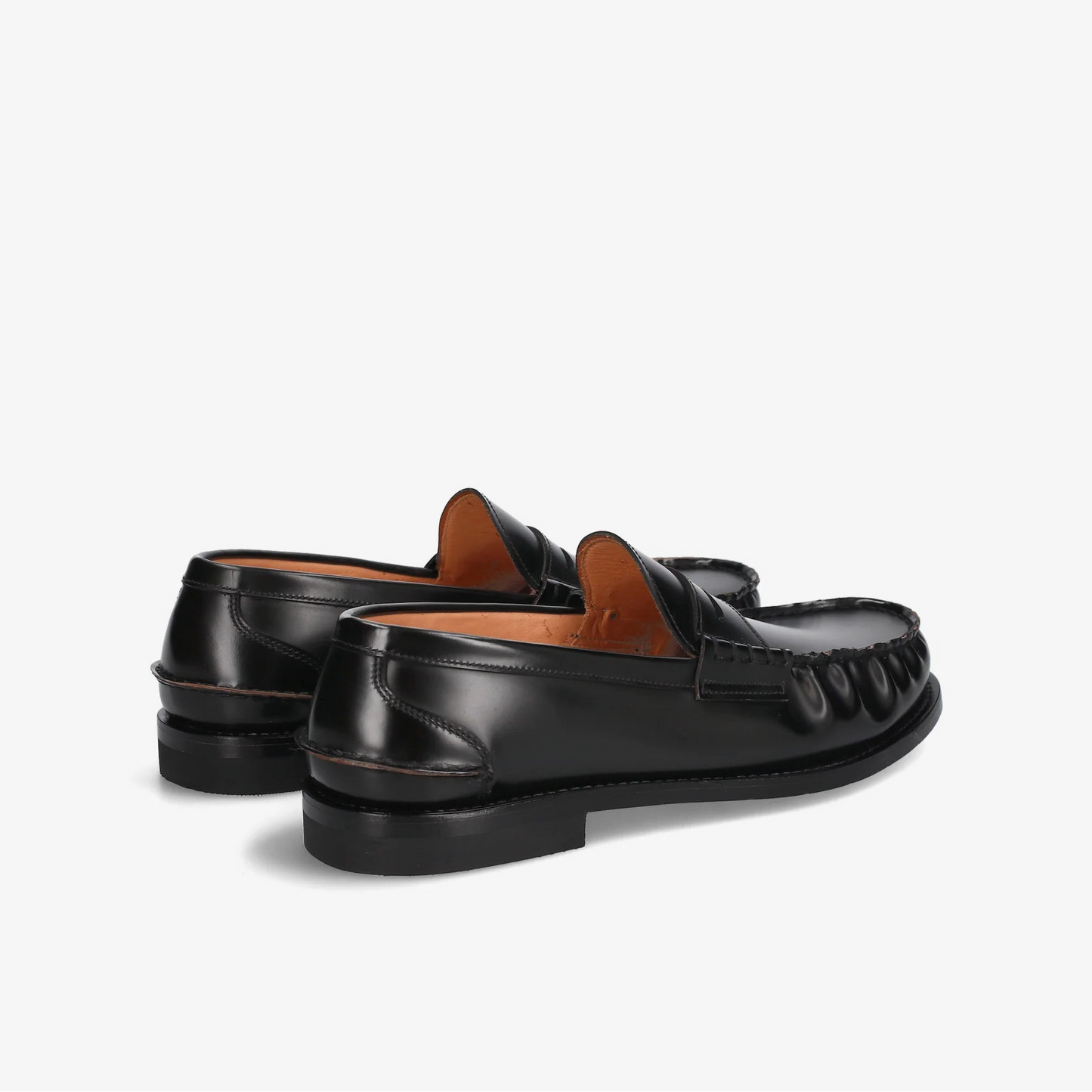 Mocassino penny Premiata 32156 in pelle spazzolata nera