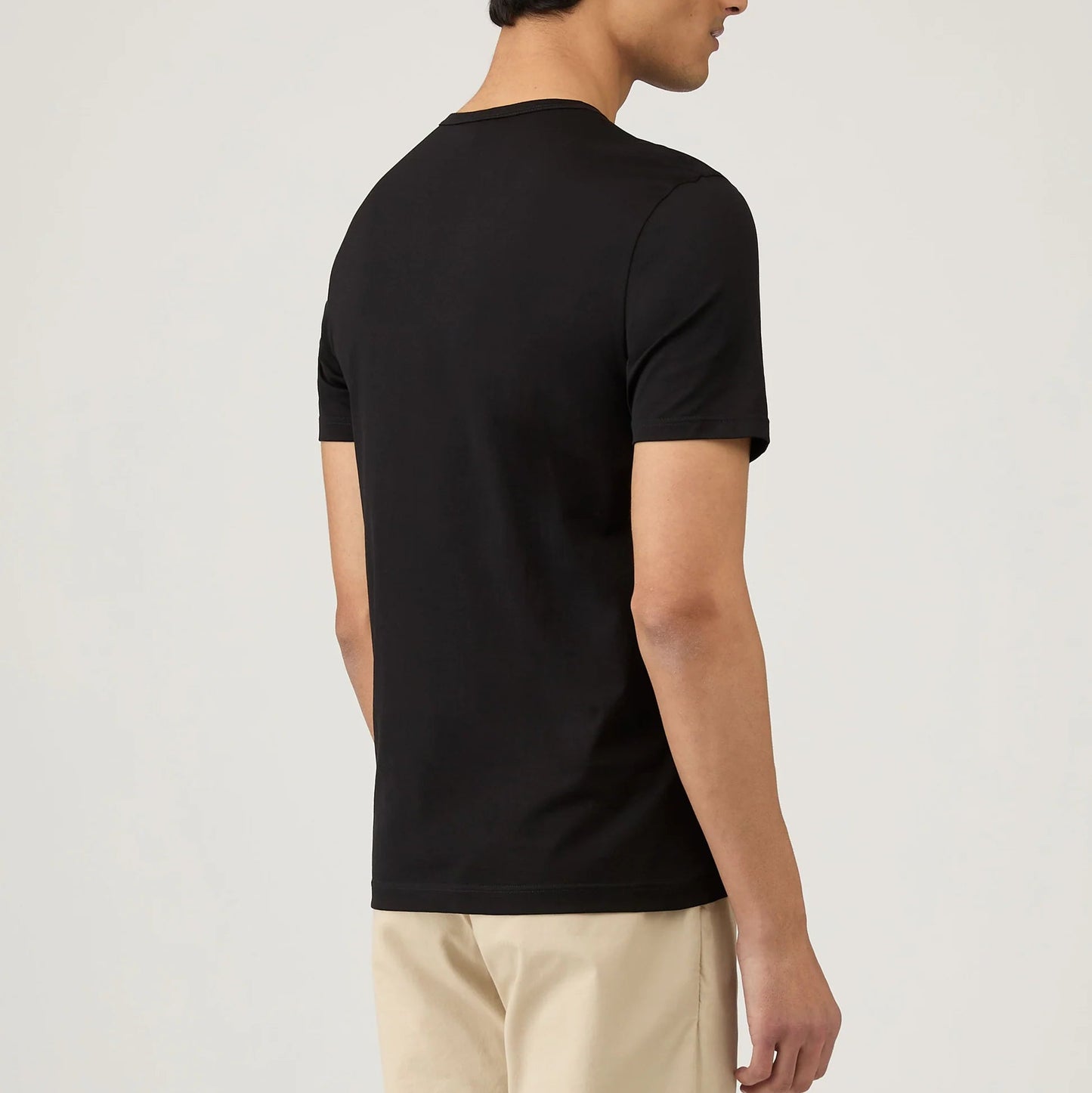T-shirt a maniche corte Sunspel Classic T‑shirt in cotone nero