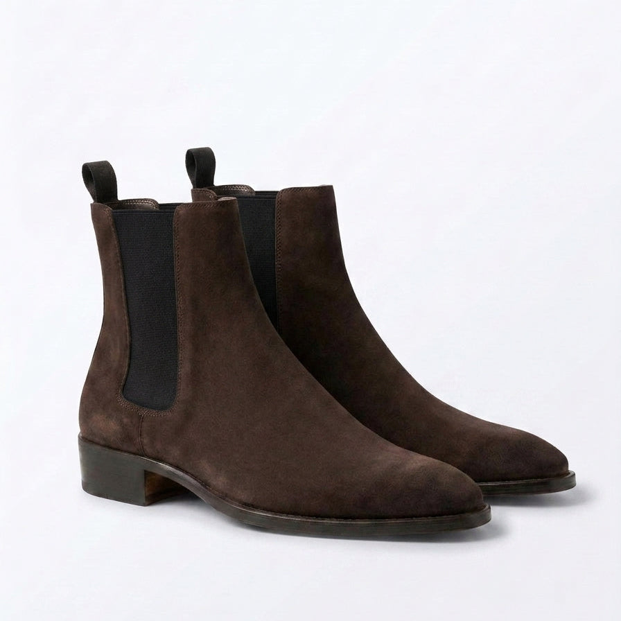 Stivale chelsea Premiata Rain in camoscio marrone