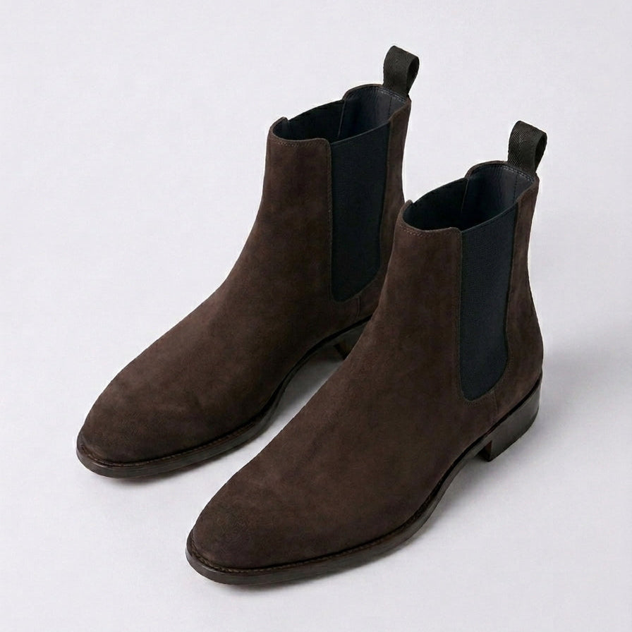 Stivale chelsea Premiata Rain in camoscio marrone