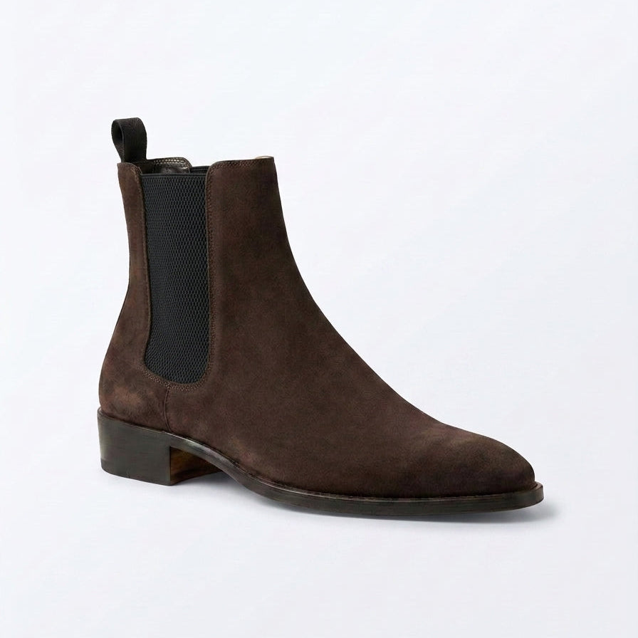 Stivale chelsea Premiata Rain in camoscio marrone