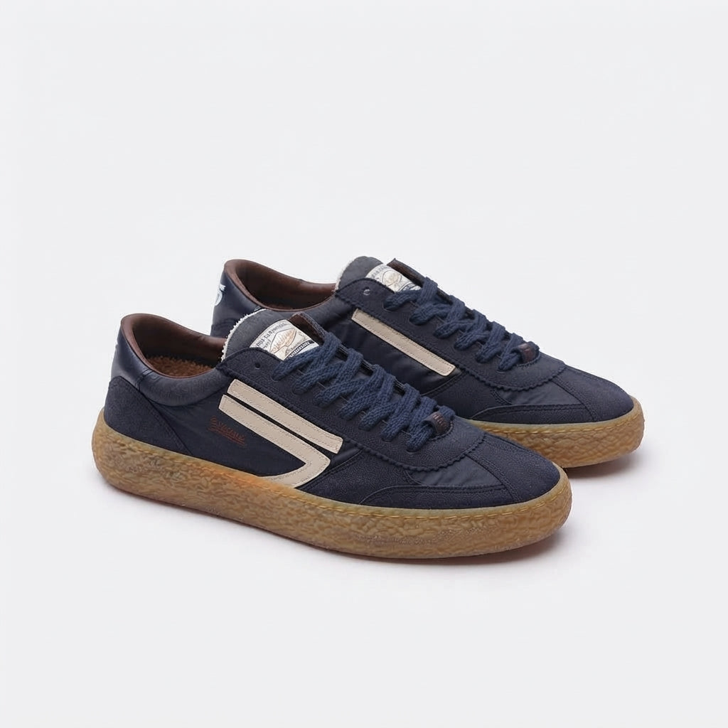 Puraai Cocoa dark brown suede eco-friendly sneaker