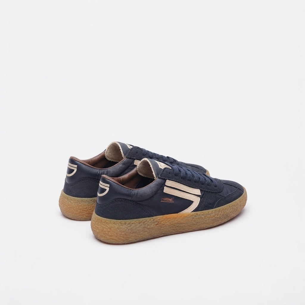 Puraai Cocoa dark brown suede eco-friendly sneaker