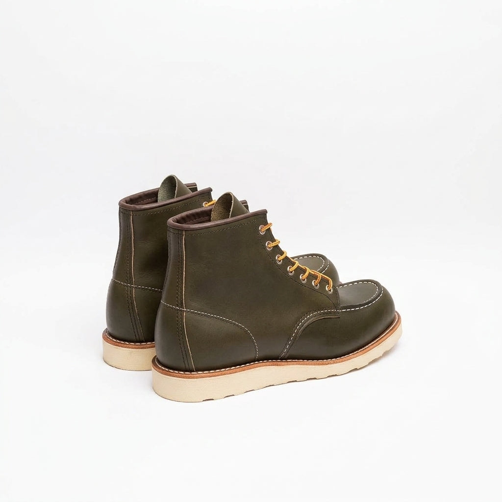 Stivale derby Red Wing Classic Moc 8180 in pelle verde