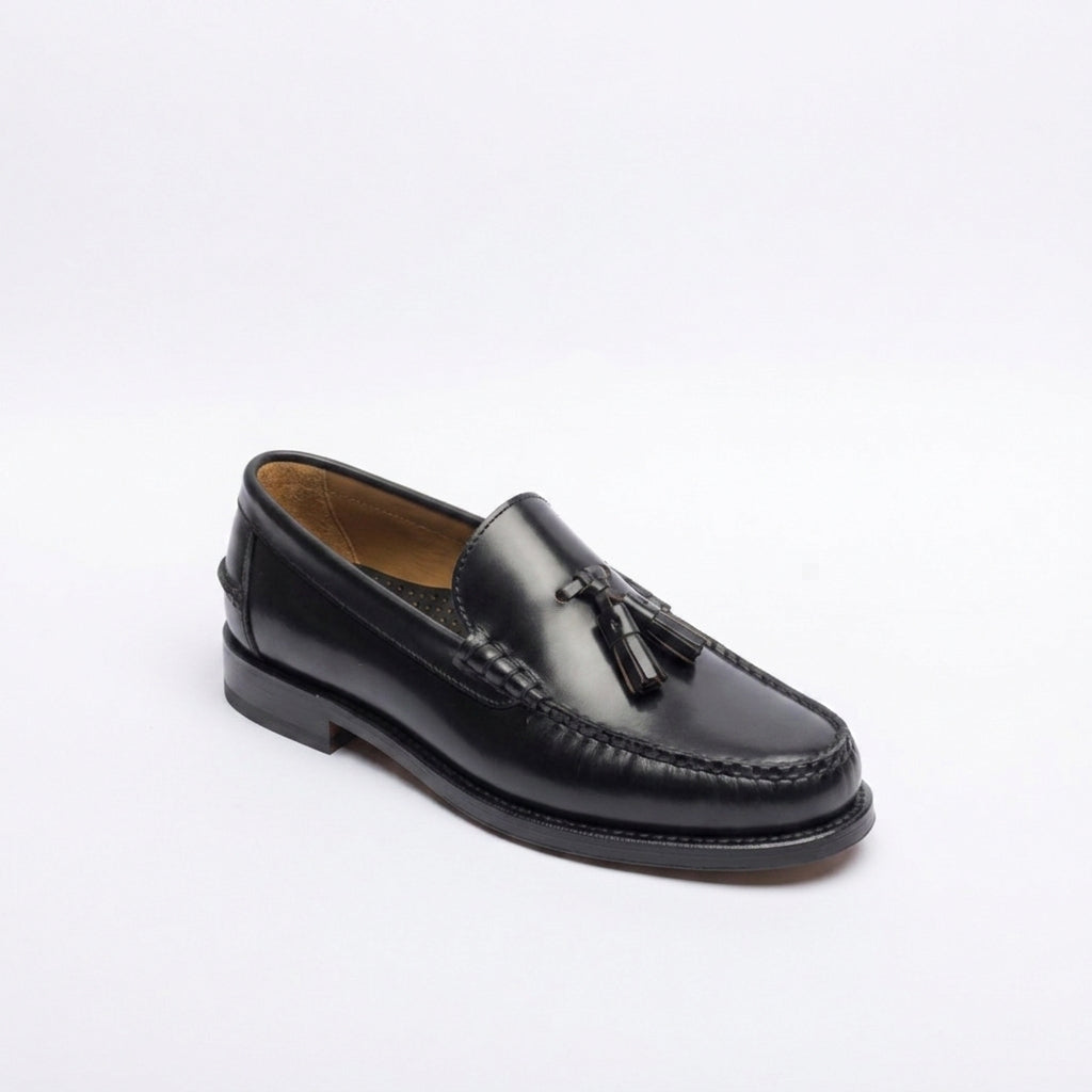 Mocassino con nappine Sebago Classic Will in pelle nera