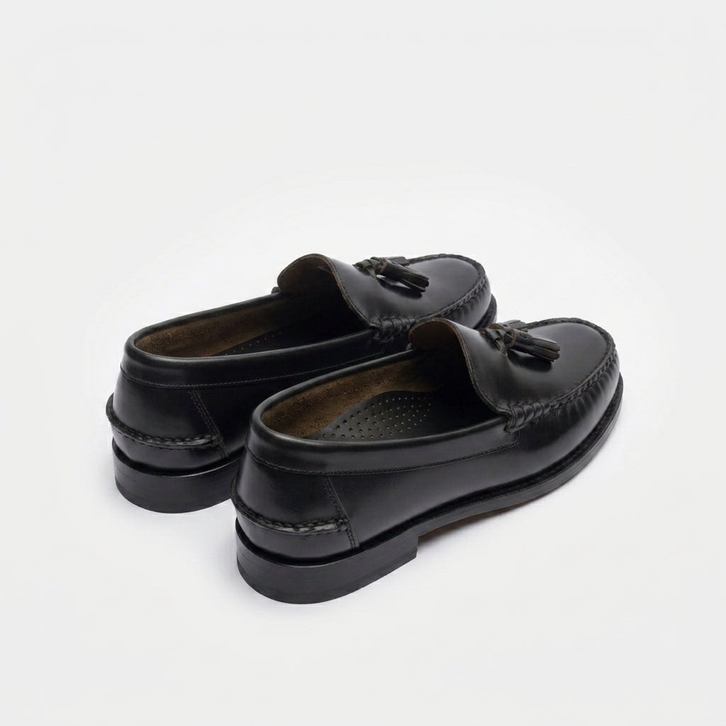 Mocassino con nappine Sebago Classic Will in pelle nera