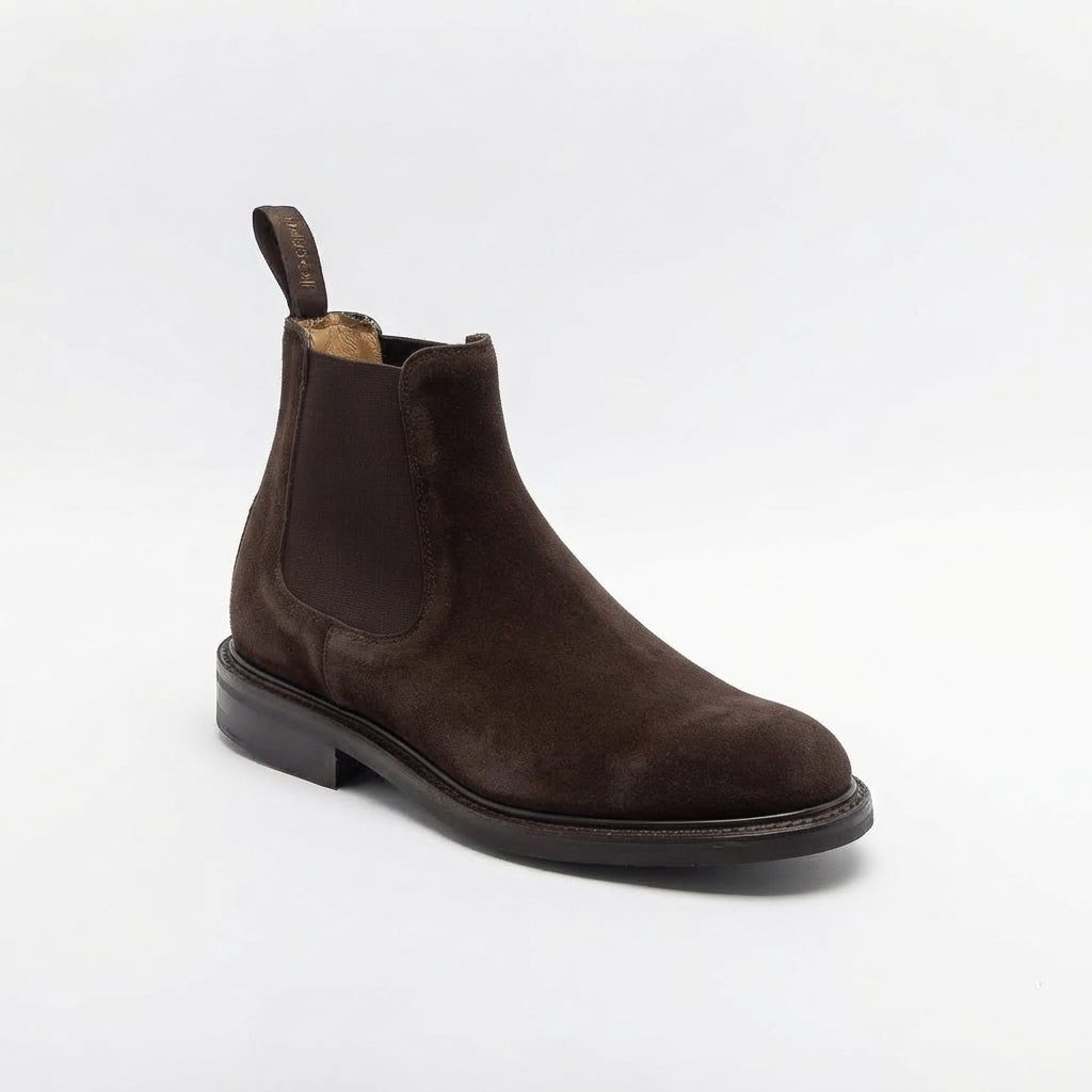 Stivale chelsea Cheaney Joseph & Sons Severn RF in camoscio marrone