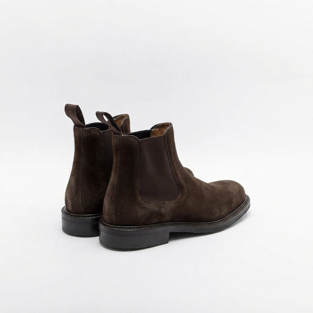 Stivale chelsea Cheaney Joseph & Sons Severn RF in camoscio marrone